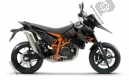 All original and replacement parts for your KTM 690 Supermoto Black Australia United Kingdom 2008.