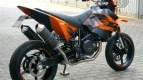 Alle originele en vervangende onderdelen voor uw KTM 690 Supermoto Orange Australia United Kingdom 2007.