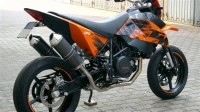 Todas as peças originais e de reposição para seu KTM 690 Supermoto Orange Europe 2007.