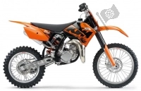 Todas as peças originais e de reposição para seu KTM 85 SX 17 14 Europe 2007.