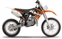 Tutte le parti originali e di ricambio per il tuo KTM 85 SX 19 16 Europe 2012.