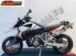 Todas as peças originais e de reposição para seu KTM 950 Supermoto Black Europe 2007.