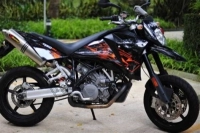 Todas as peças originais e de reposição para seu KTM 950 Supermoto Orange USA 2006.