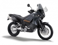 Alle originele en vervangende onderdelen voor uw KTM 990 Adventure Black ABS Europe 2006.