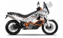 Alle originele en vervangende onderdelen voor uw KTM 990 Adventure Blue ABS 12 Europe 2012.