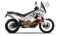 Toutes les pièces d'origine et de rechange pour votre KTM 990 Adventure Blue ABS CKD Brazil 2012.