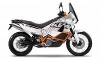 All original and replacement parts for your KTM 990 Adventure White ABS 12 USA 2012.