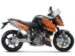 Maintenance, wear parts for the KTM Super Duke 990 LC8  - 2007