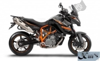 Todas las piezas originales y de repuesto para su KTM 990 Super Duke R France 2013.