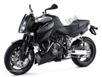 Todas as peças originais e de reposição para seu KTM 990 Superduke Titanium Europe 2006.