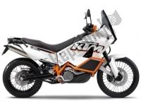 Toutes les pièces d'origine et de rechange pour votre KTM 990 Superm T White ABS Australia United Kingdom 2012.