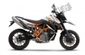 All original and replacement parts for your KTM 990 Supermoto Black Australia United Kingdom 2009.