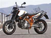 Toutes les pièces d'origine et de rechange pour votre KTM 990 Supermoto Black France 2008.