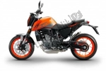 Serbatoio carburante e accessori per il KTM Duke 690  - 2018