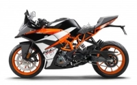 All original and replacement parts for your KTM RC 390 Black B. D. 17 2017.