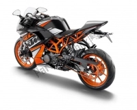 Todas las piezas originales y de repuesto para su KTM RC 125 Black ABS B D Europe 2015.