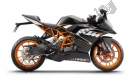 All original and replacement parts for your KTM RC 125 Black ABS Europe 2014.
