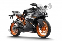 Tutte le parti originali e di ricambio per il tuo KTM RC 200 BL W O ABS B D 15 Europe 2015.