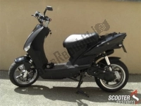 Alle originele en vervangende onderdelen voor uw Kymco SH 50 CE AU -EGO 250 50250 2009.