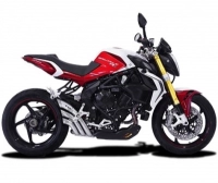 MV Agusta Brutale 675-800  2012 vistas explodidas