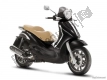 Alle originele en vervangende onderdelen voor uw Piaggio Beverly 400 IE Tourer E3 2008.