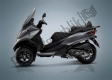 All original and replacement parts for your Piaggio MP3 500 USA 2007.