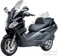 Alle originele en vervangende onderdelen voor uw Piaggio X9 125 SL 2006.