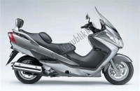 Tutte le parti originali e di ricambio per il tuo Suzuki Burgman AN 400 AZA 2014.