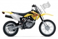 Alle originele en vervangende onderdelen voor uw Suzuki DR Z 125 SW LW 2014.