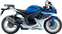 Tutte le parti originali e di ricambio per il tuo Suzuki GSX R 600 2012.