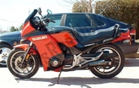 Alle originele en vervangende onderdelen voor uw Suzuki GSX 550 Esfu 1986.