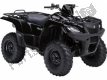 Todas las piezas originales y de repuesto para su Suzuki LT A 450X Kingquad 4X4 2007.