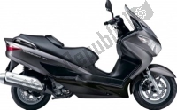 Todas as peças originais e de reposição para seu Suzuki UH 125 Burgman 2011.