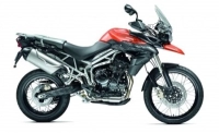 Triumph Tiger 800  2011 - 2015 vistas explodidas