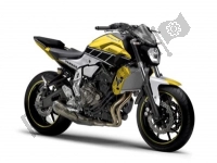 All original and replacement parts for your Yamaha MT-07 A 700 2016.