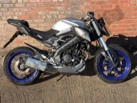 All original and replacement parts for your Yamaha MT 125A 2015.