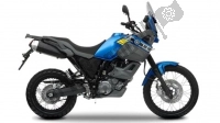 Todas as peças originais e de reposição para seu Yamaha XT 660 ZA Tenere SE 2011.