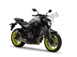 Yamaha MT-07 700 A2 A - 2017 | All parts