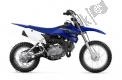 Todas as peças originais e de reposição para seu Yamaha TTR 110E 2021.