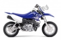 Alle originele en vervangende onderdelen voor uw Yamaha TTR 50E 2018.