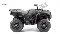 All original and replacement parts for your Yamaha YFM 550 Fwad Grizzly 4X4 Yamaha Black 2014.