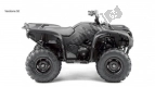All original and replacement parts for your Yamaha YFM 550 Fwad Grizzly 4X4 Yamaha Black 2014.