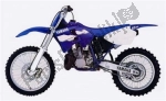 Entrée (air, carburant) pour le Yamaha YZ 250  - 1999
