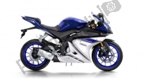 Wszystkie oryginalne i zamienne części do Twojego Yamaha YZF R 125 2016.