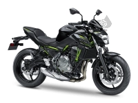 Alle originele en vervangende onderdelen voor uw Kawasaki ER 650 Z 650L Lams 2019.