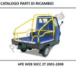 Piaggio APE 50 Cross Country/pickup/web  - 2008 | Wszystkie części