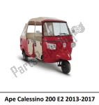 Frame voor de Piaggio APE 200 Calessino City  - 2013