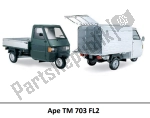 Piaggio APE 220 P 703-P 703V FL2 TM - 2001 | Toutes les pièces