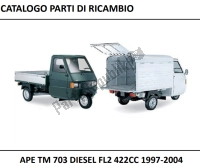 APE TM 703 Diesel FL2 422 CC 1997 - 2004 eksplodujące widoki