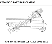 Todas las piezas originales y de repuesto para su APE TM 703 Diesel LCS 422 CC 2005 - 2022.